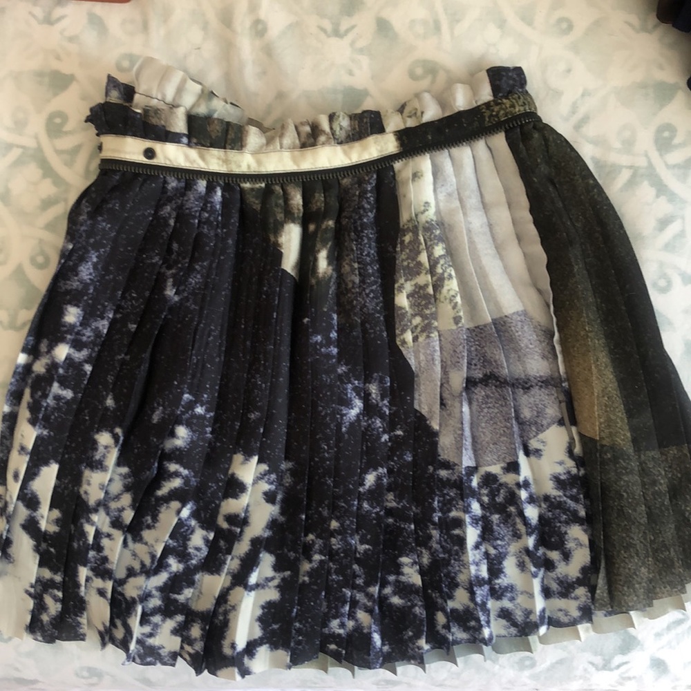 Diesel pleated mini skirt